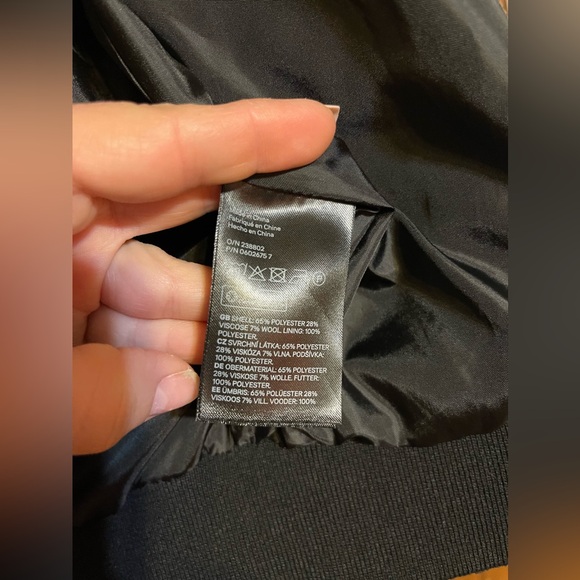 Men’s large H&M black jacket - Picture 4 of 8